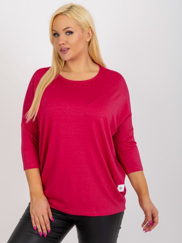 Bluzka-RV-BZ-3770.92-fuksjowy rozmiar - ONE SIZE