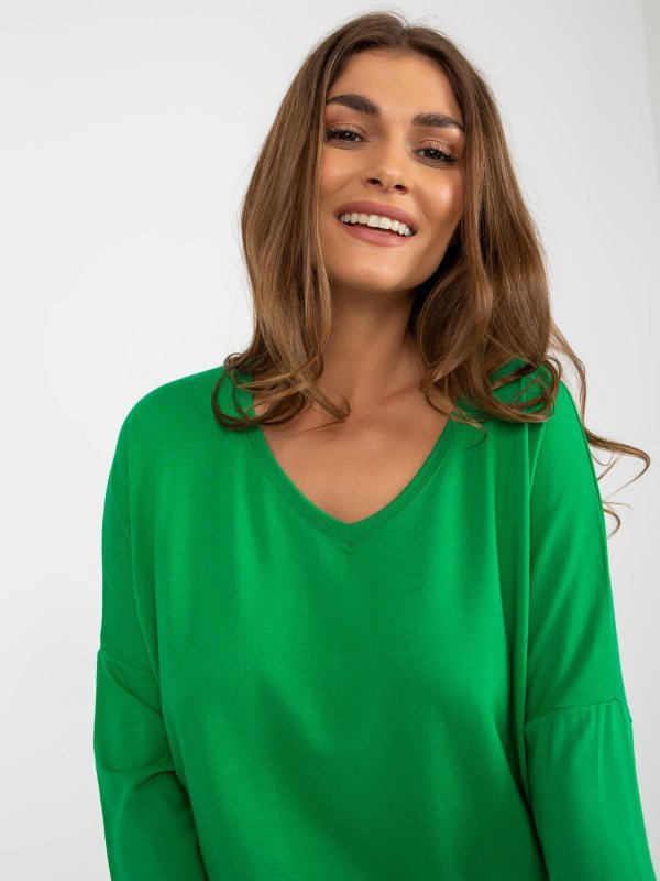 Bluzka-RV-BZ-7663.05-zielony rozmiar - ONE SIZE