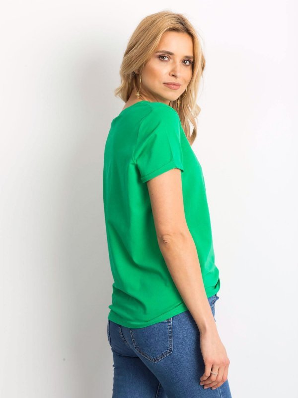 T-shirt-RV-TS-4838.16P-zielony rozmiar - S