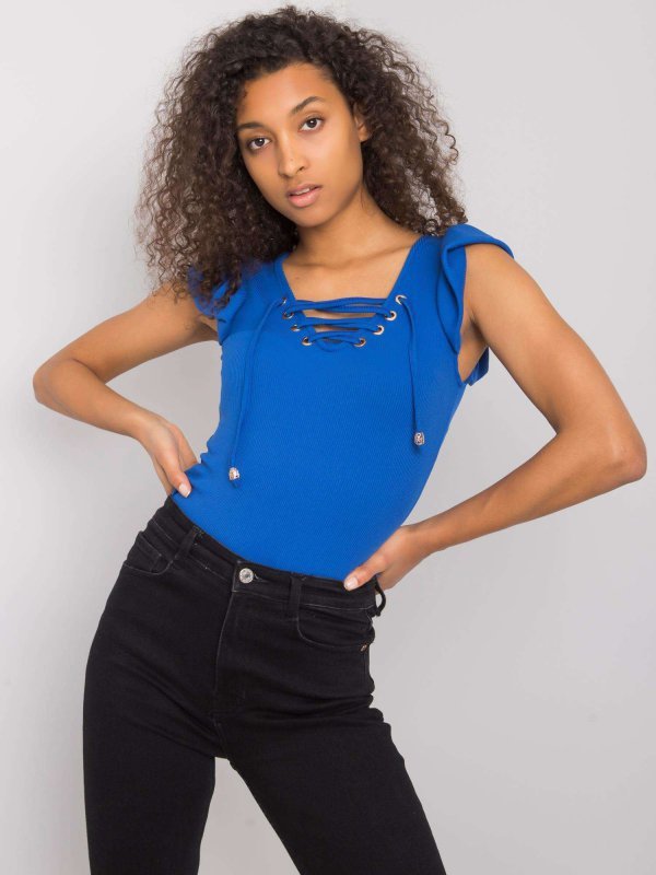 Bluzka-DHJ-BZ-13301.34P-ciemny niebieski rozmiar - ONE SIZE