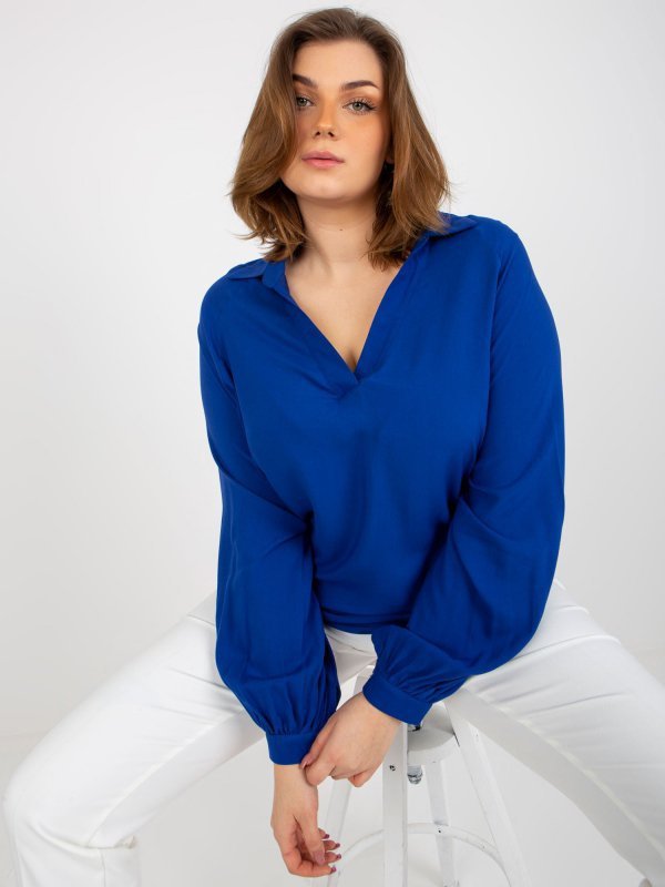 Koszula-LK-KS-509032.88P-ciemny niebieski rozmiar - M/L
