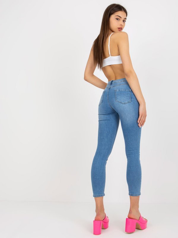 Spodnie jeans-NM-SP-D8015.31X-niebieski rozmiar - XS