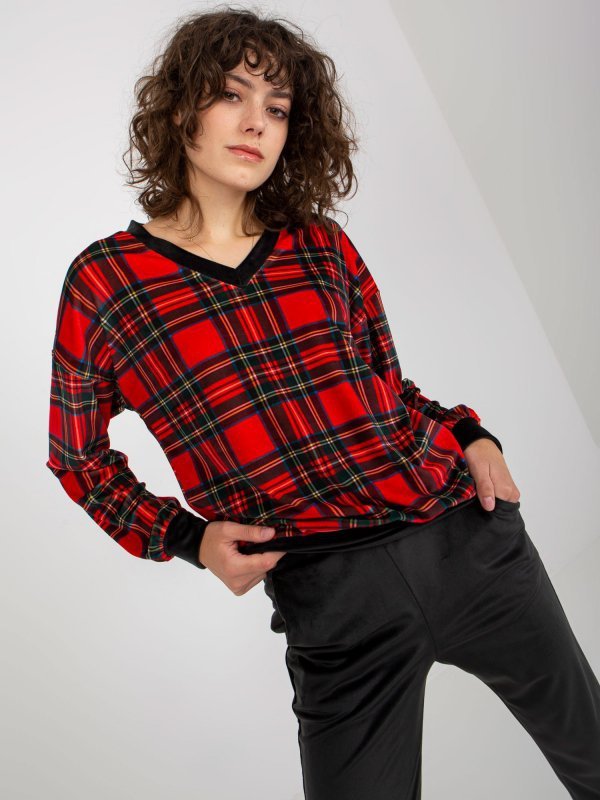 Komplet-RP-KMPL-8190-6.26X-czarno-czerwony rozmiar - L/XL