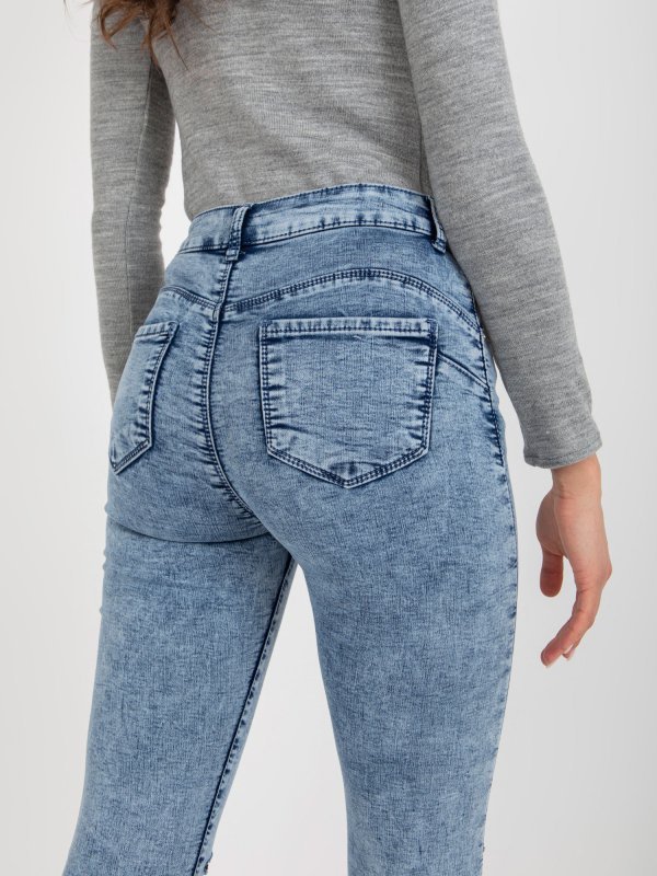 Spodnie jeans-NM-SP-H32.12X-niebieski rozmiar - S