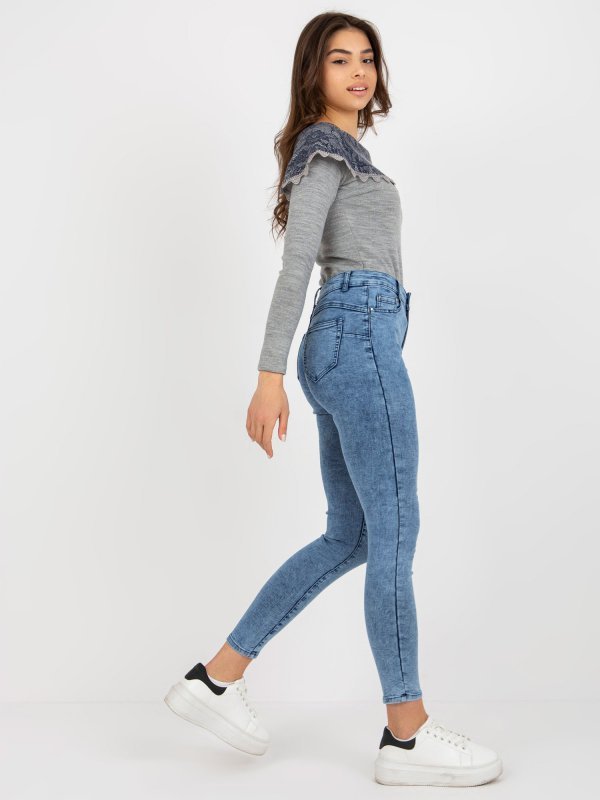 Spodnie jeans-NM-SP-L12.14X-niebieski rozmiar - XS