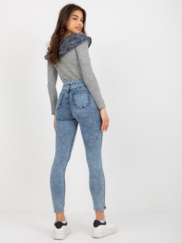 Spodnie jeans-NM-SP-M516.59P-niebieski rozmiar - M
