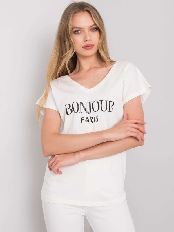 T-shirt-FA-TS-7142.37P-ecru rozmiar - ONE SIZE