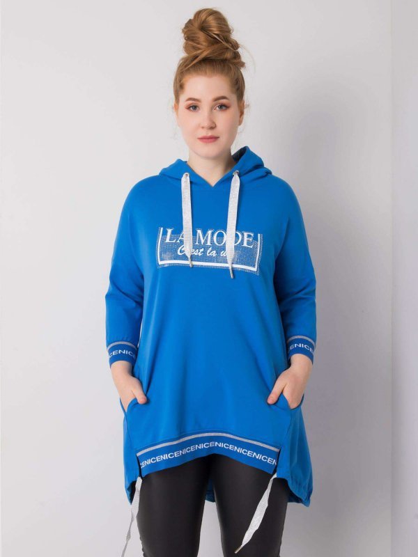 Bluza-RV-BL-6849.63P-ciemny niebieski rozmiar - ONE SIZE