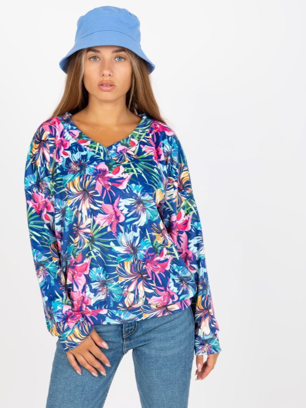 Bluzka-RV-BZ-8133.19P-ciemny niebieski rozmiar - L/XL