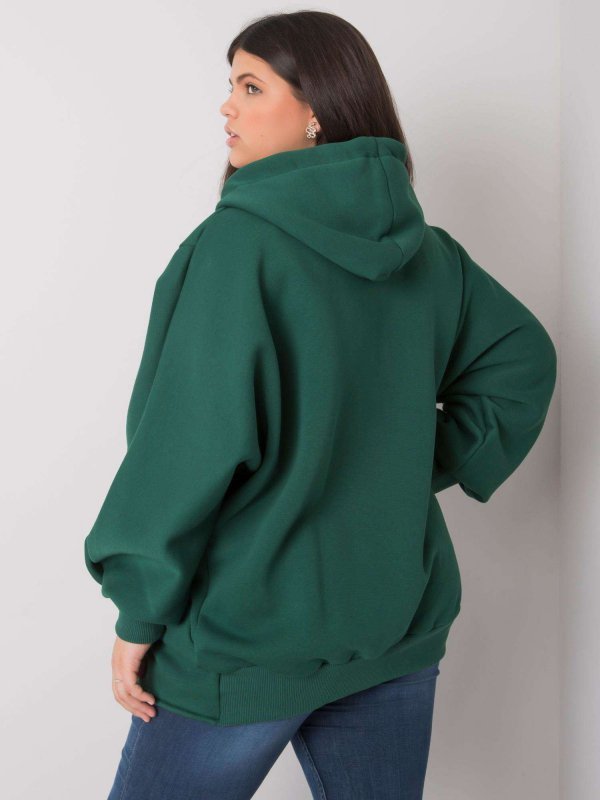 Bluza-RV-BL-7282.22P-ciemny zielony rozmiar - ONE SIZE