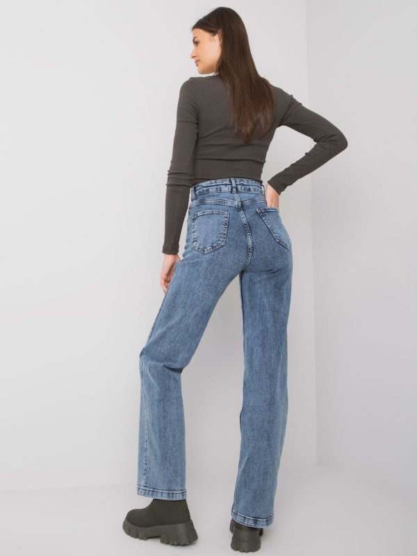 Spodnie jeans-MR-SP-351.72P-ciemny niebieski rozmiar - 26