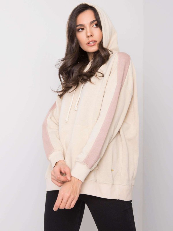 Bluza-TW-BL-G-078.16-beżowy rozmiar - M