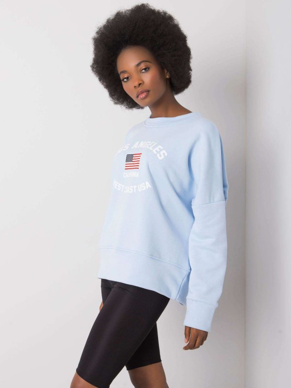 Bluza-RV-BL-6670.14-jasny niebieski rozmiar - S/M