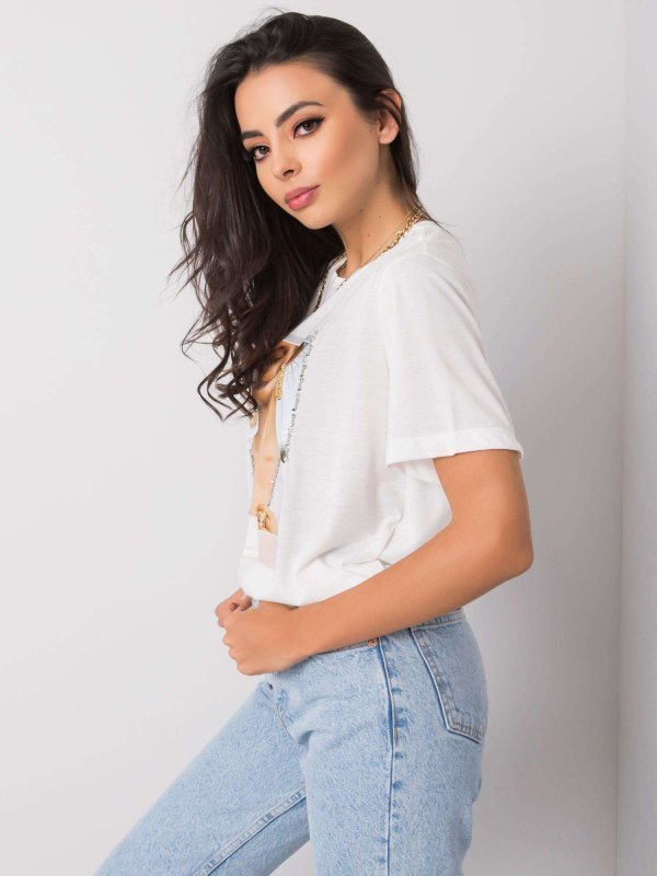 T-shirt-PM-TS-SS21TX14.19-biały rozmiar - L