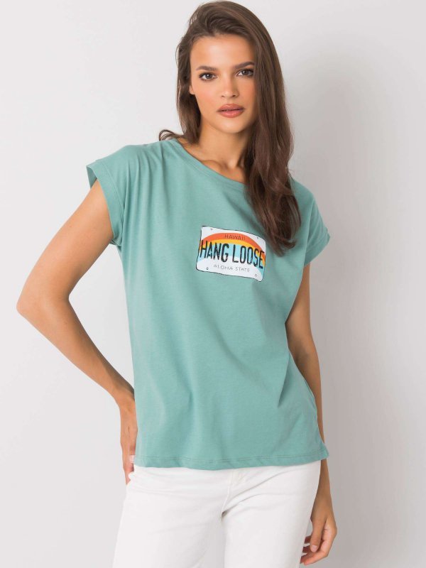 T-shirt-FA-TS-7137.29P-pistacjowy rozmiar - ONE SIZE