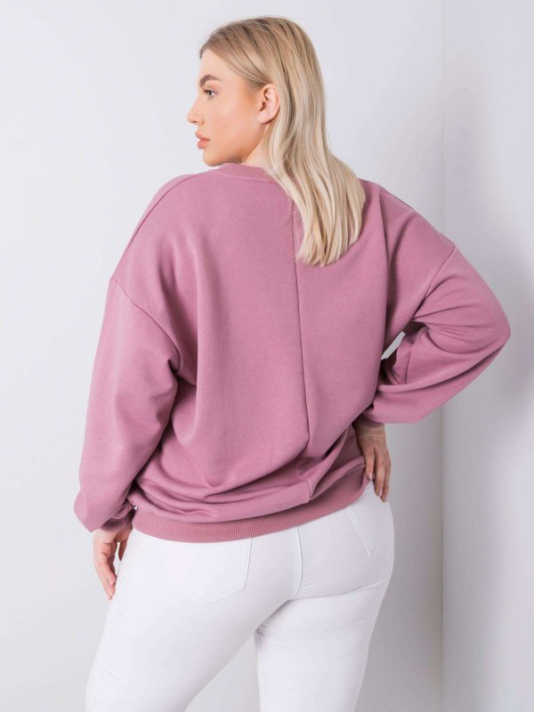 Bluza-RV-BL-6316.16X-ciemny różowy rozmiar - XL