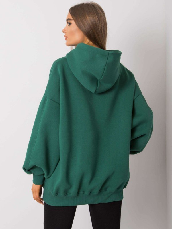Bluza-RV-BL-6989.37X-ciemny zielony rozmiar - S/M