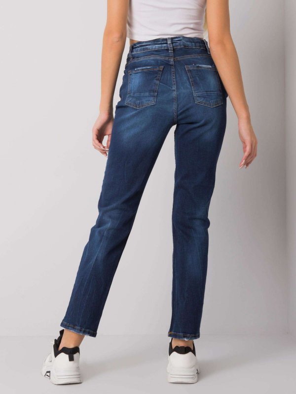 Spodnie jeans-MT-SP-1210.39P-ciemny niebieski rozmiar - 26