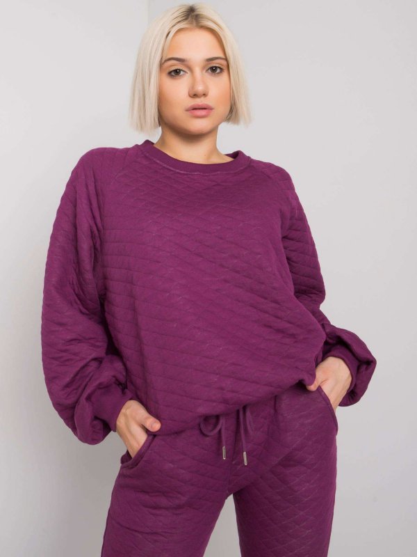 Komplet-RV-KMPL-7448.28-ciemny fioletowy rozmiar - S/M