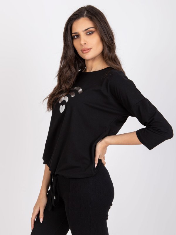 Bluzka-RV-BZ-7547.12P-czarny rozmiar - L/XL