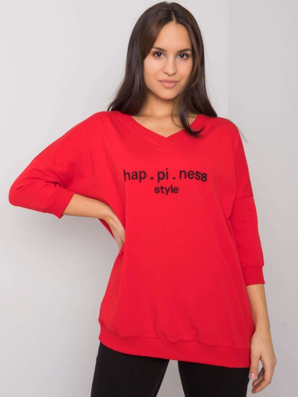 Bluza-RV-BL-7328.19-czerwony rozmiar - L/XL