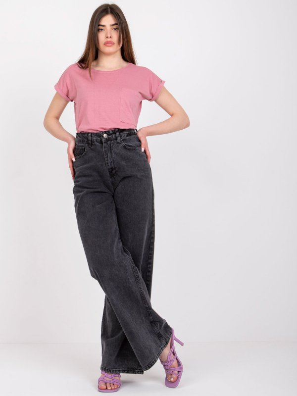T-shirt-TW-TS-1001.30X-ciemny różowy rozmiar - L
