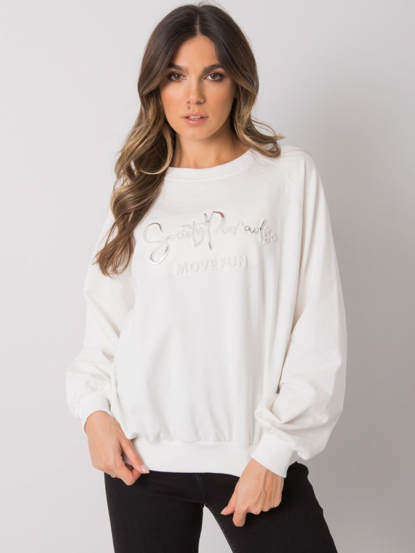 Bluza-RV-BL-7330.53-ecru rozmiar - S/M