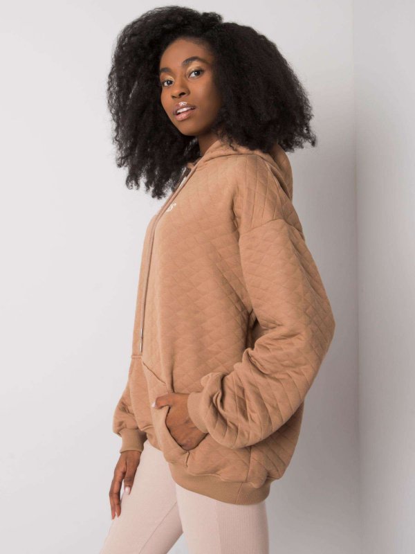 Bluza-RV-BL-7452.16-camelowy rozmiar - L/XL