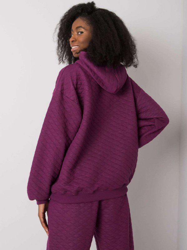 Bluza-RV-BL-7452.16-ciemny fioletowy rozmiar - L/XL