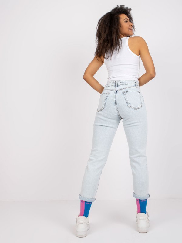 Spodnie jeans-MR-SP-251-1.95-jasny niebieski rozmiar - 30