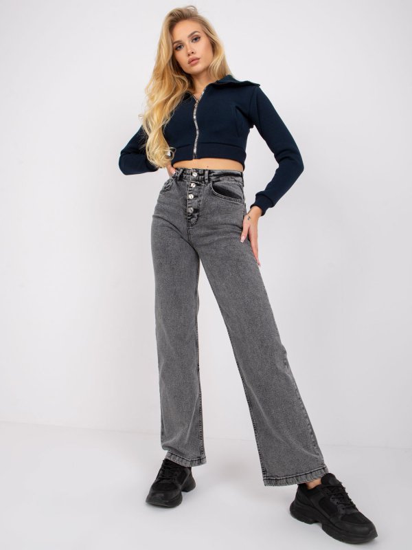 Spodnie jeans-MR-SP-357.04P-ciemny szary rozmiar - 25
