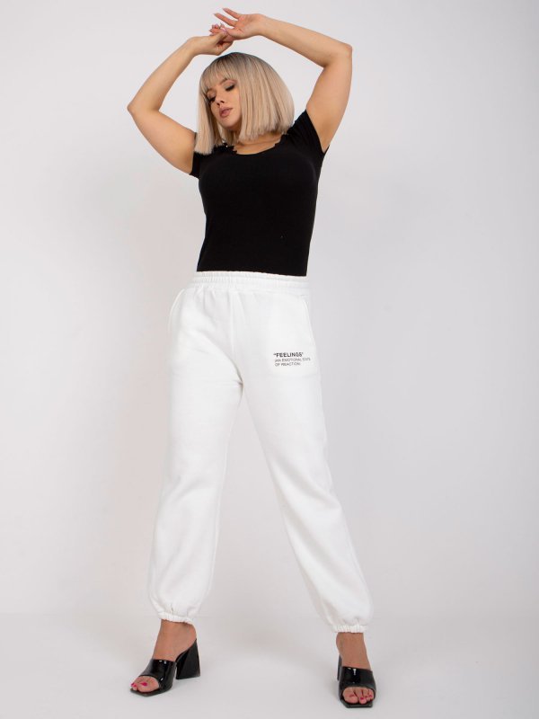 Spodnie dresowe-EM-DR-522.52P-biały rozmiar - L