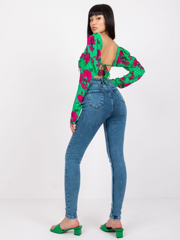 Spodnie jeans-MR-SP-108.49P-niebieski rozmiar - 25