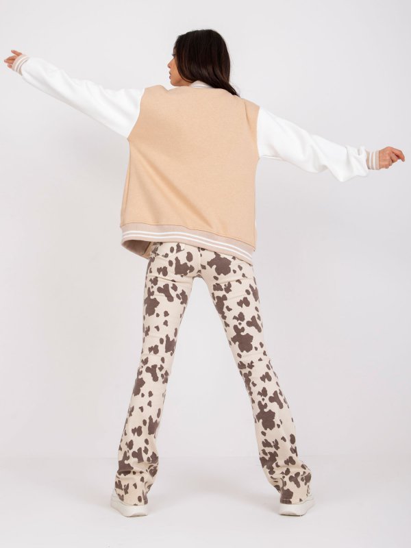 Bluza-EM-BL-697.88-beżowy rozmiar - L/XL
