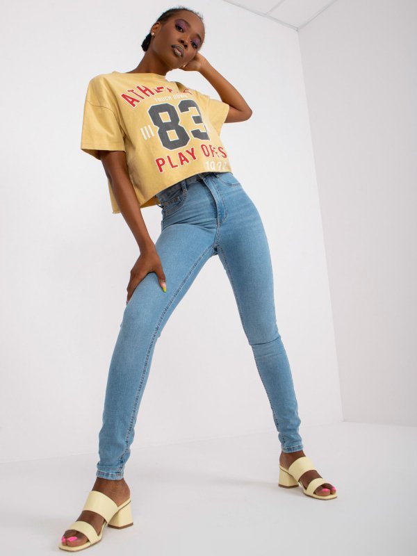 Spodnie jeans-RO-SP-PNT-2308.86-niebieski rozmiar - XS
