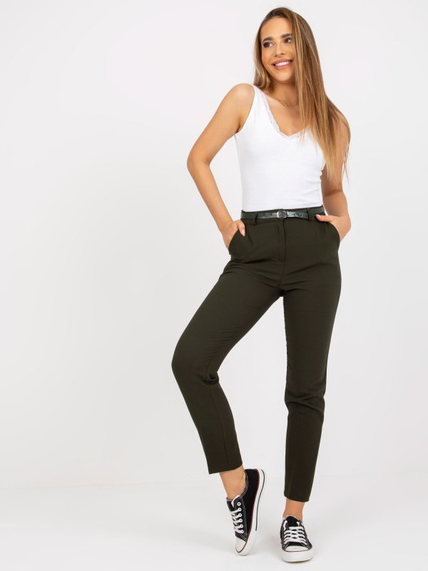 Spodnie-BR-SP-102.57-ciemny khaki rozmiar - 34