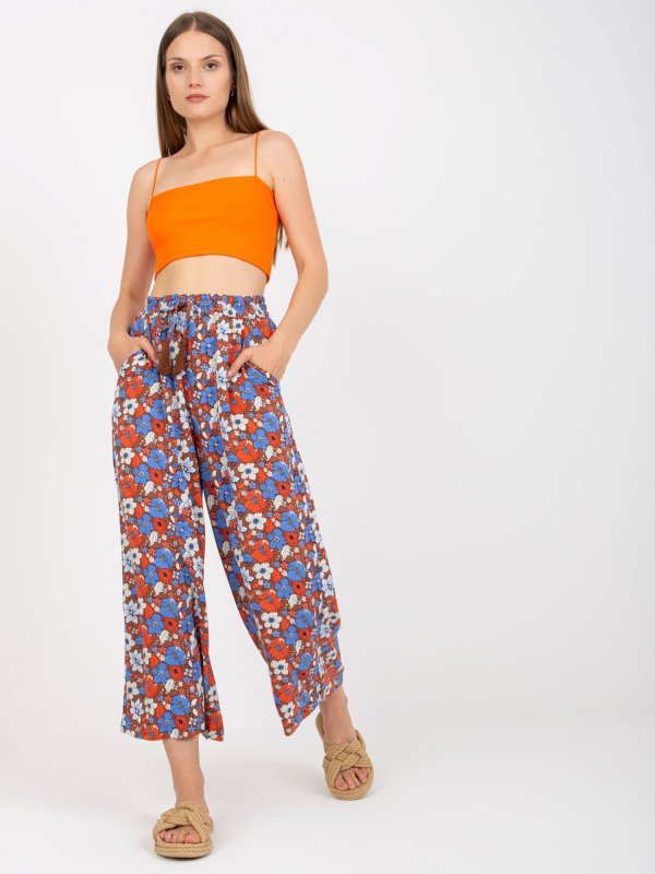 Spodnie-D73781M62237A-brązowy rozmiar - XL