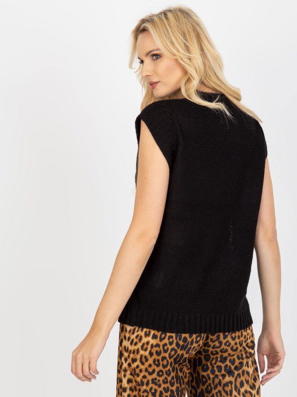 Kamizelka-D90027W90785B3-czarny rozmiar - L/XL