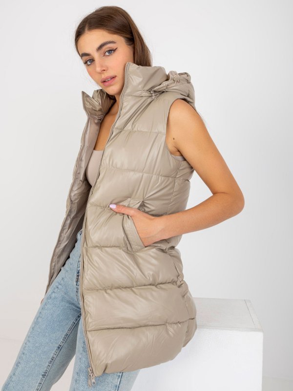 Kamizelka-NM-KZ-D2-3818.98P-ciemny bezowy rozmiar - S