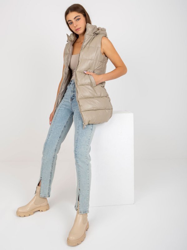 Kamizelka-NM-KZ-D2-3818.98P-ciemny bezowy rozmiar - XL