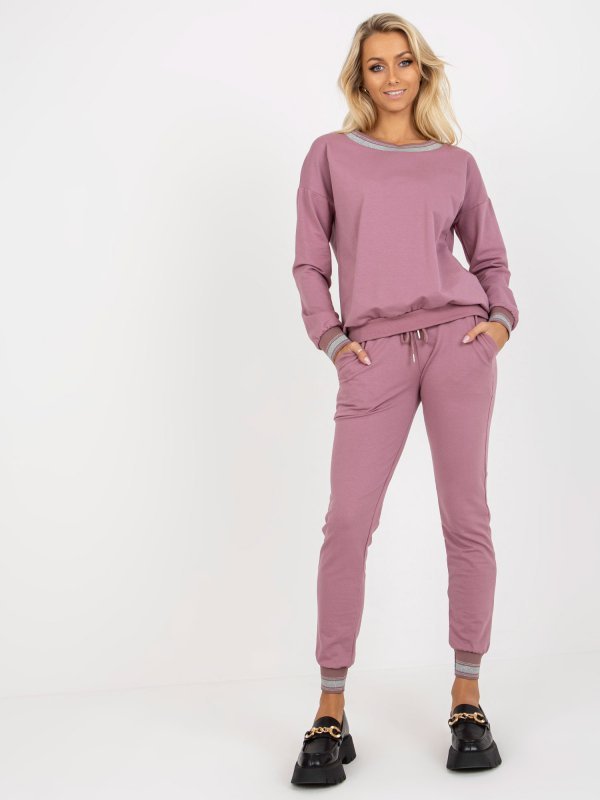 Komplet-RV-KMPL-8365.24P-ciemny różowy rozmiar - L/XL