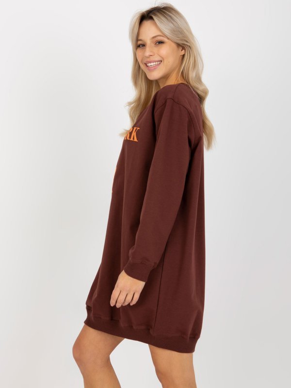 Bluza-VI-BL-3212.15X-ciemny brązowy rozmiar - ONE SIZE