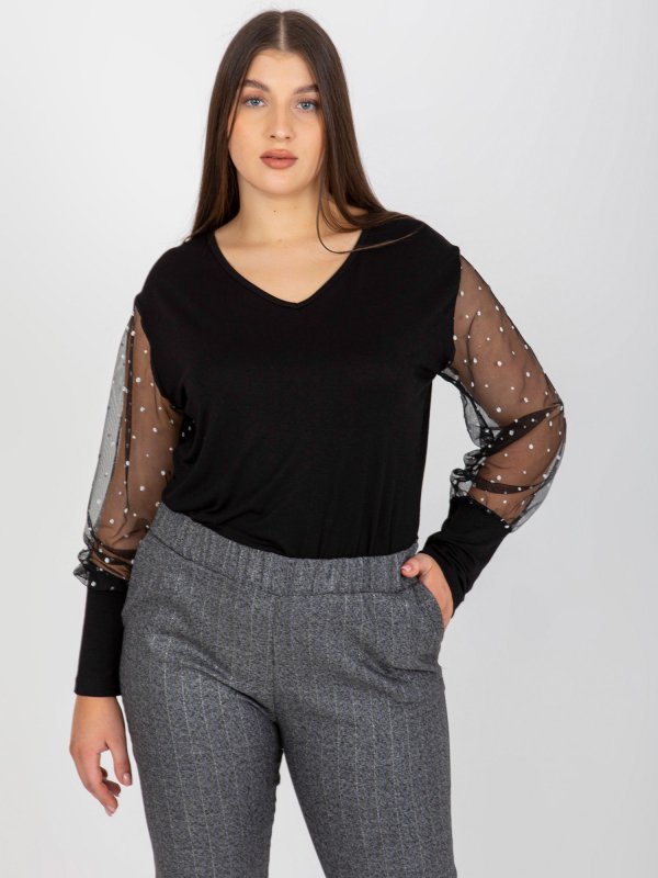 Bluzka-BR-BZ-2057.04-czarny rozmiar - 2XL