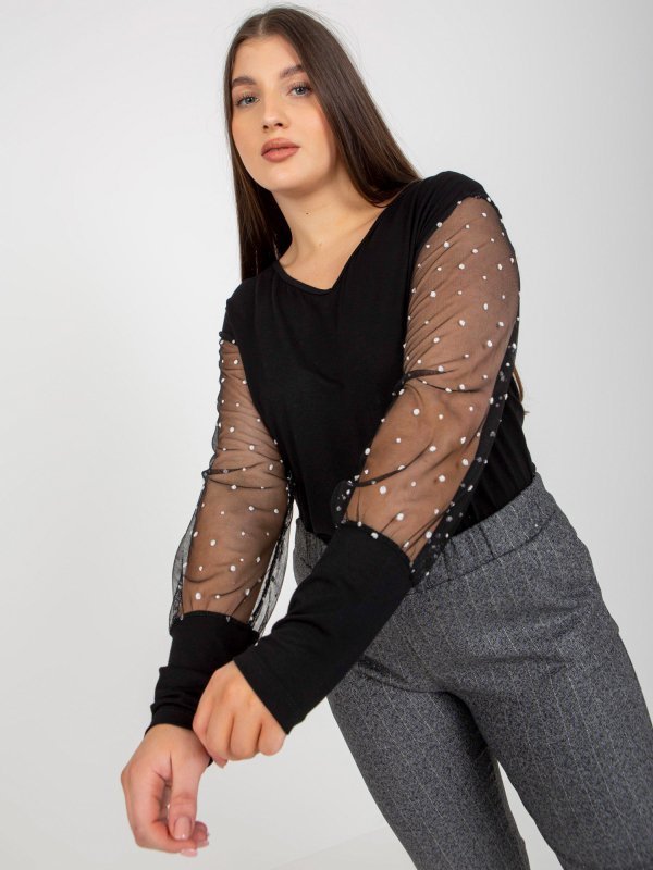 Bluzka-BR-BZ-2057.04-czarny rozmiar - 3XL