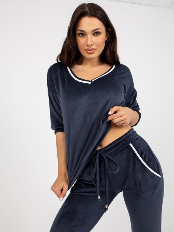 Komplet-RV-KMPL-8285.82-granatowy rozmiar - L/XL