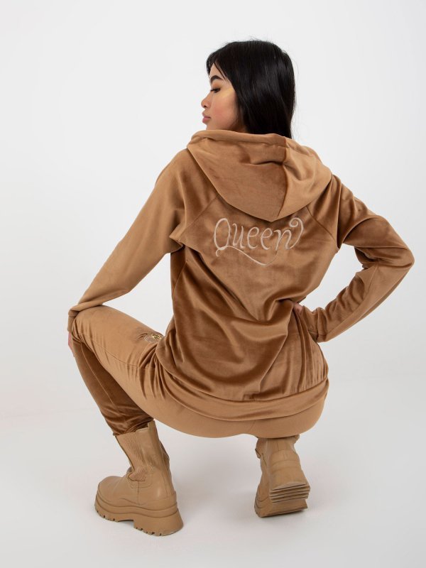 Komplet-RV-KMPL-8443.98P-camelowy rozmiar - S/M