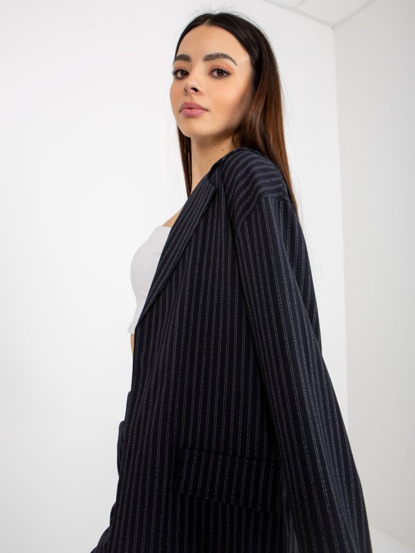Marynarka-LK-MA-507690.38X-granatowy rozmiar - 38