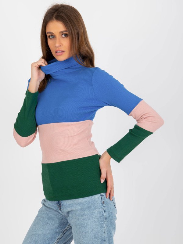 Bluzka-RV-BZ-8465-1.45P-ciemny niebieski rozmiar - ONE SIZE