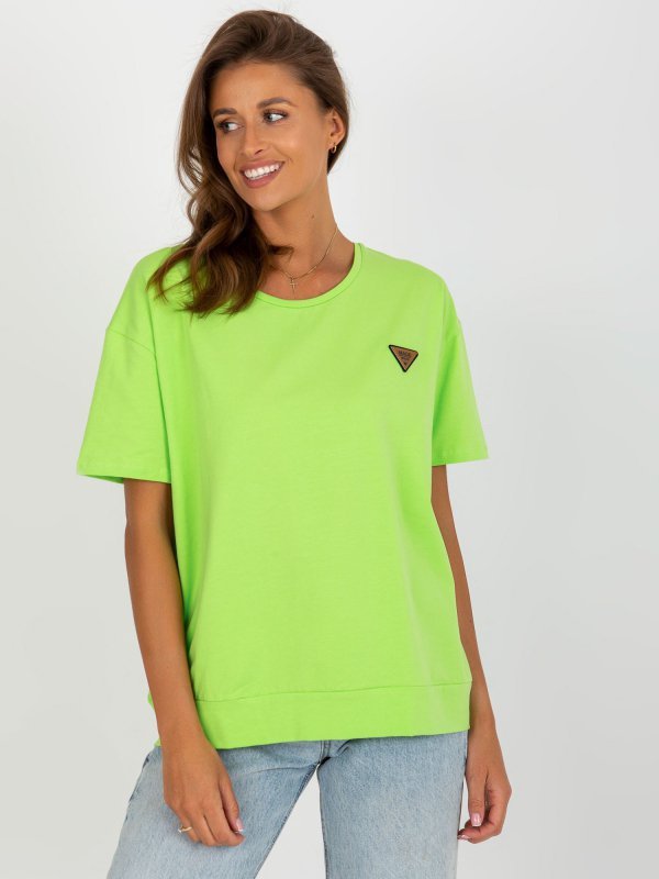Bluzka-RV-BZ-8826.22-limonkowy rozmiar - L/XL