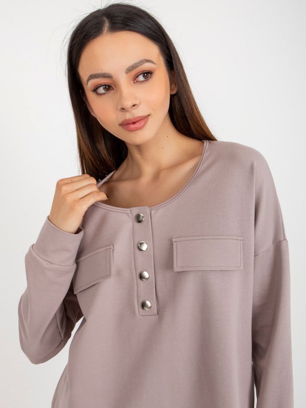 Komplet-LK-KMPL-509315.06-ciemny bezowy rozmiar - S/M
